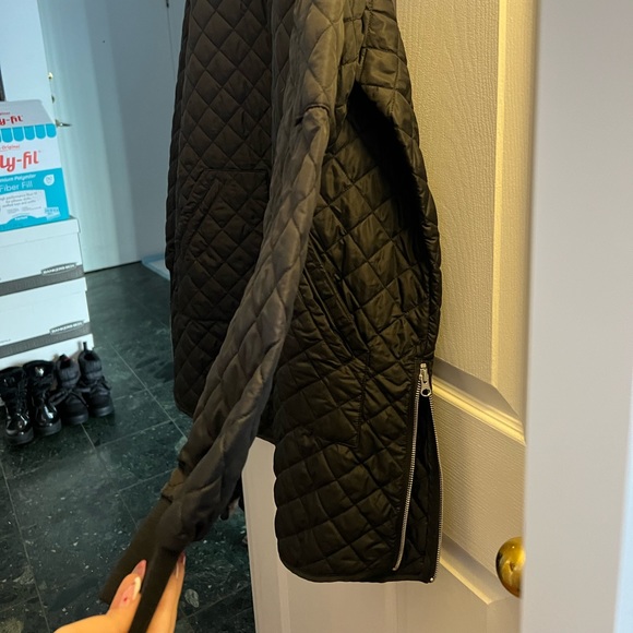 Zella Longline Quilted Bomber Jacket - Picture 11 of 12